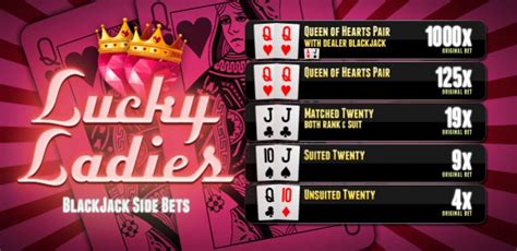 lucky ladies blackjack payout